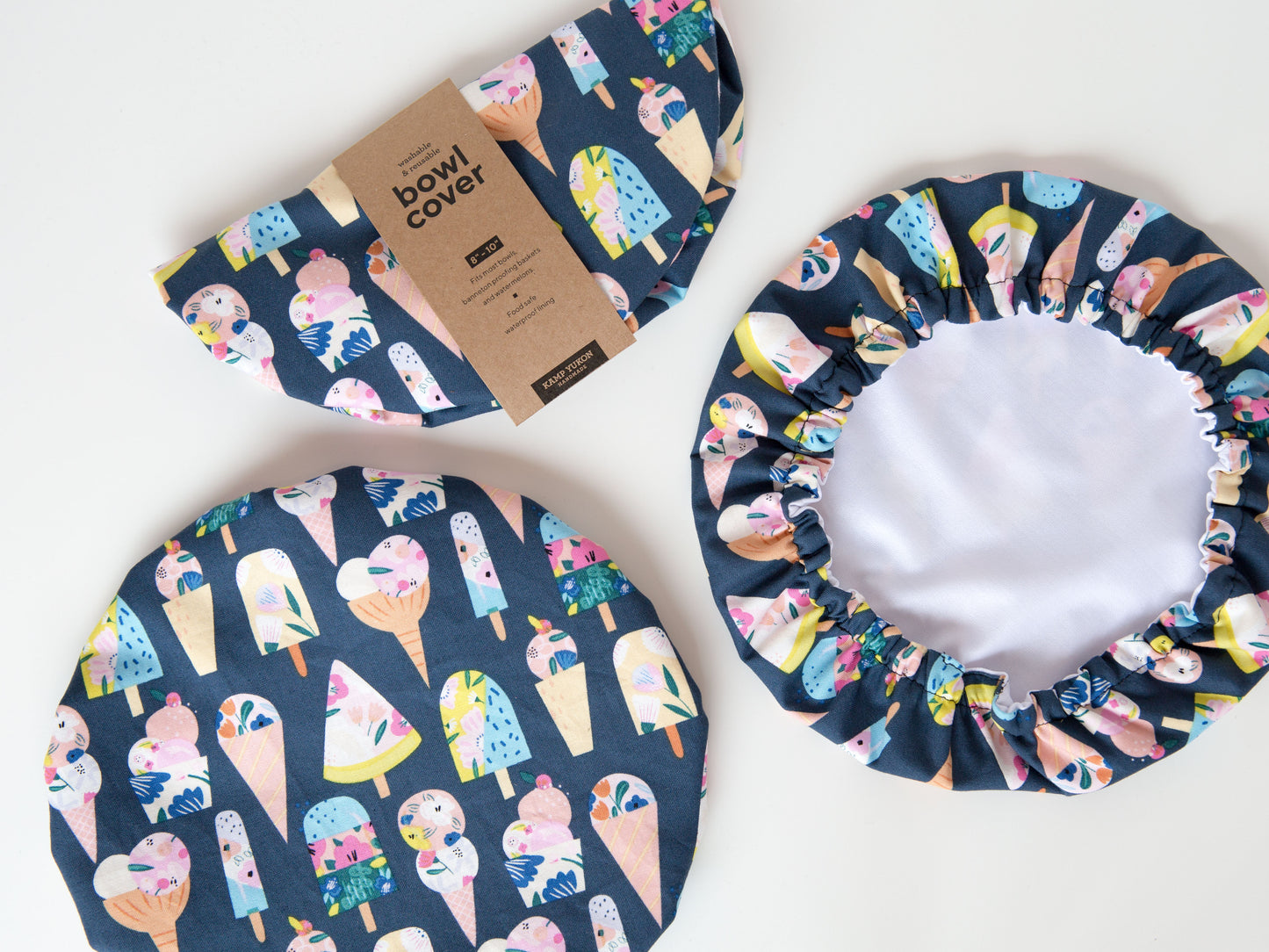 Bowl Cover - Floral Popsicles