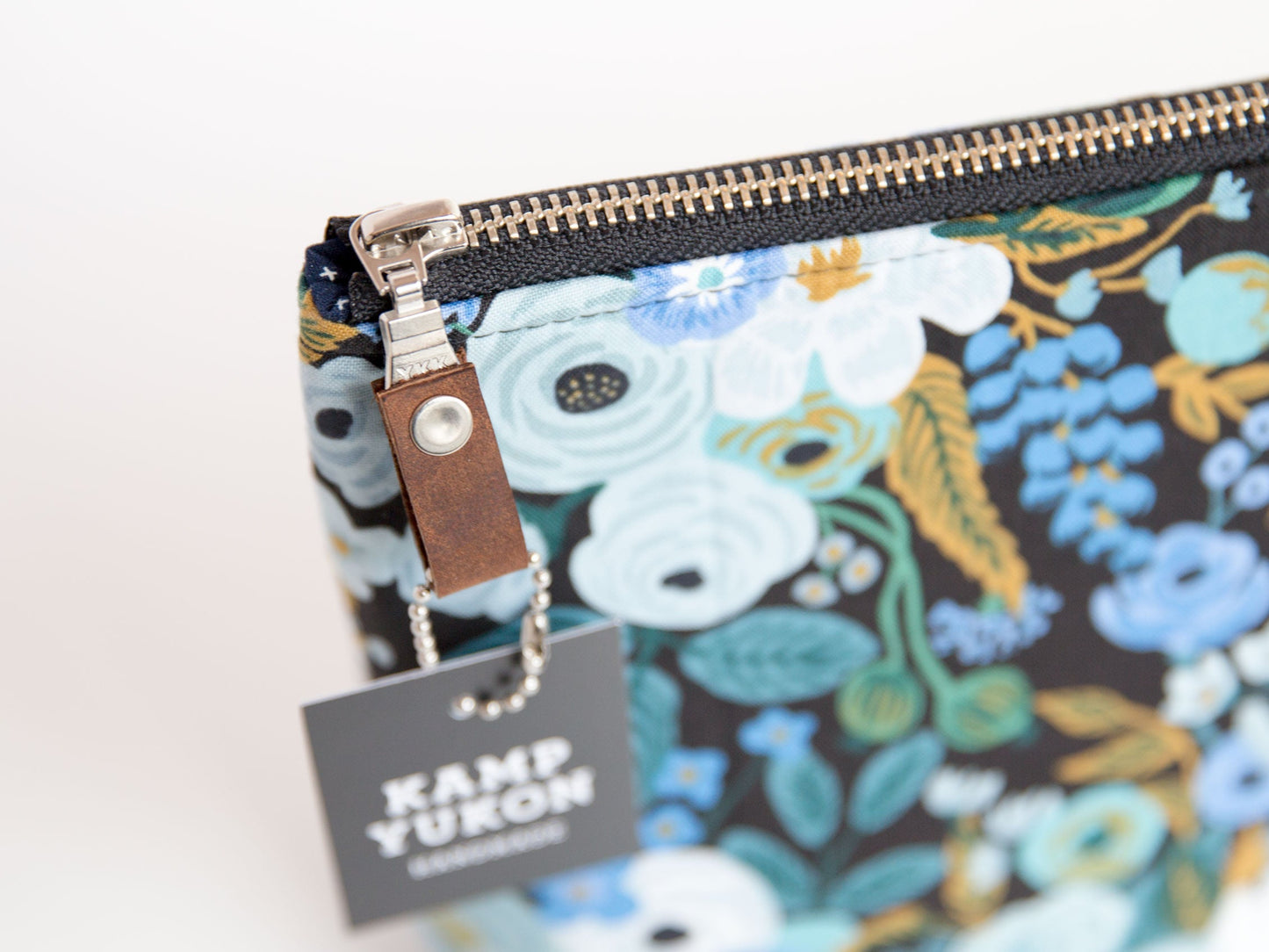 Large Pouch - Garden Party Blue