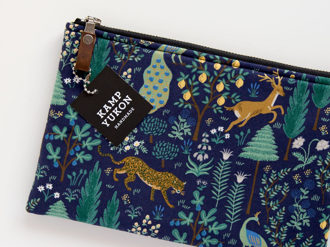 Flat Pouch - Menagerie - Navy