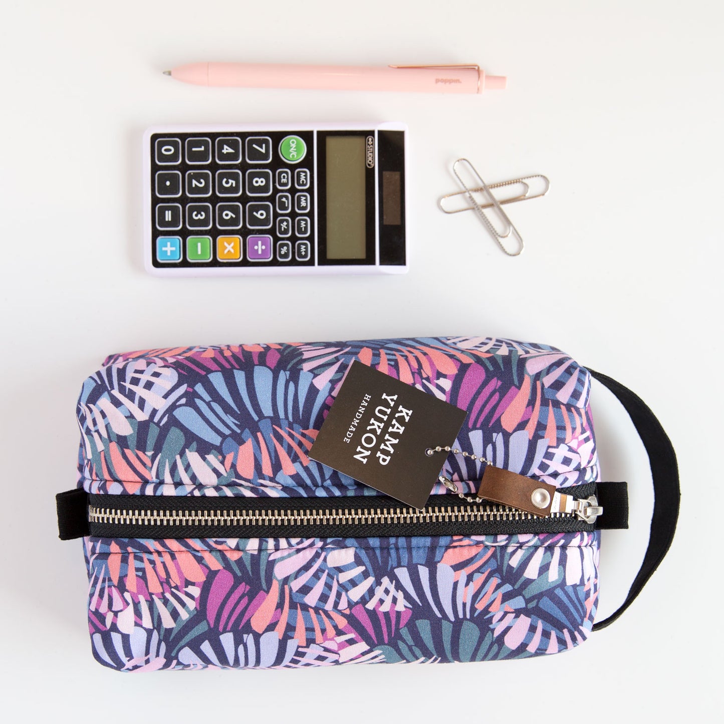 Box Pouch - Purple Bloom