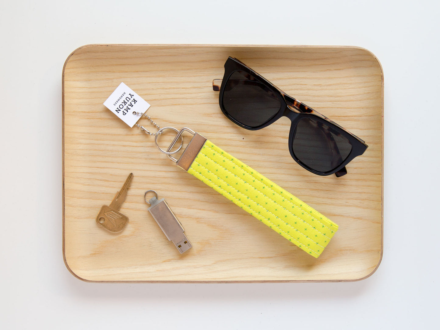 Keychain Wristlet - Acid Lime
