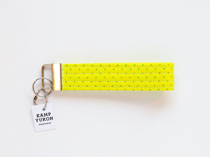 Keychain Wristlet - Acid Lime
