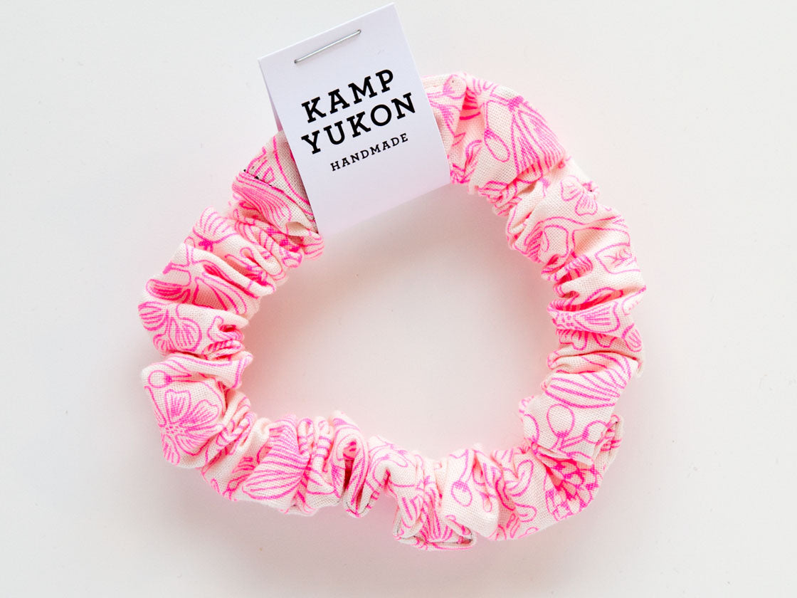 Skinny Scrunchie - Neon Pink