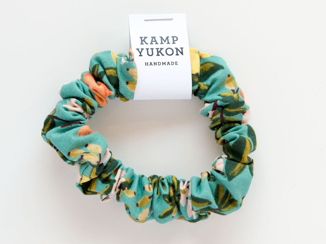 Skinny Scrunchie - Citrus Teal