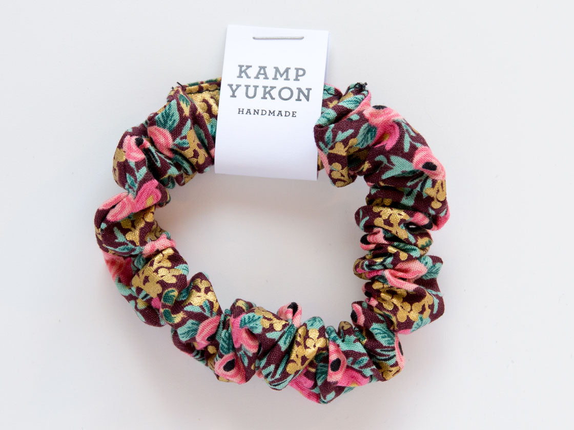 Skinny Scrunchie - Rosa - Burgundy
