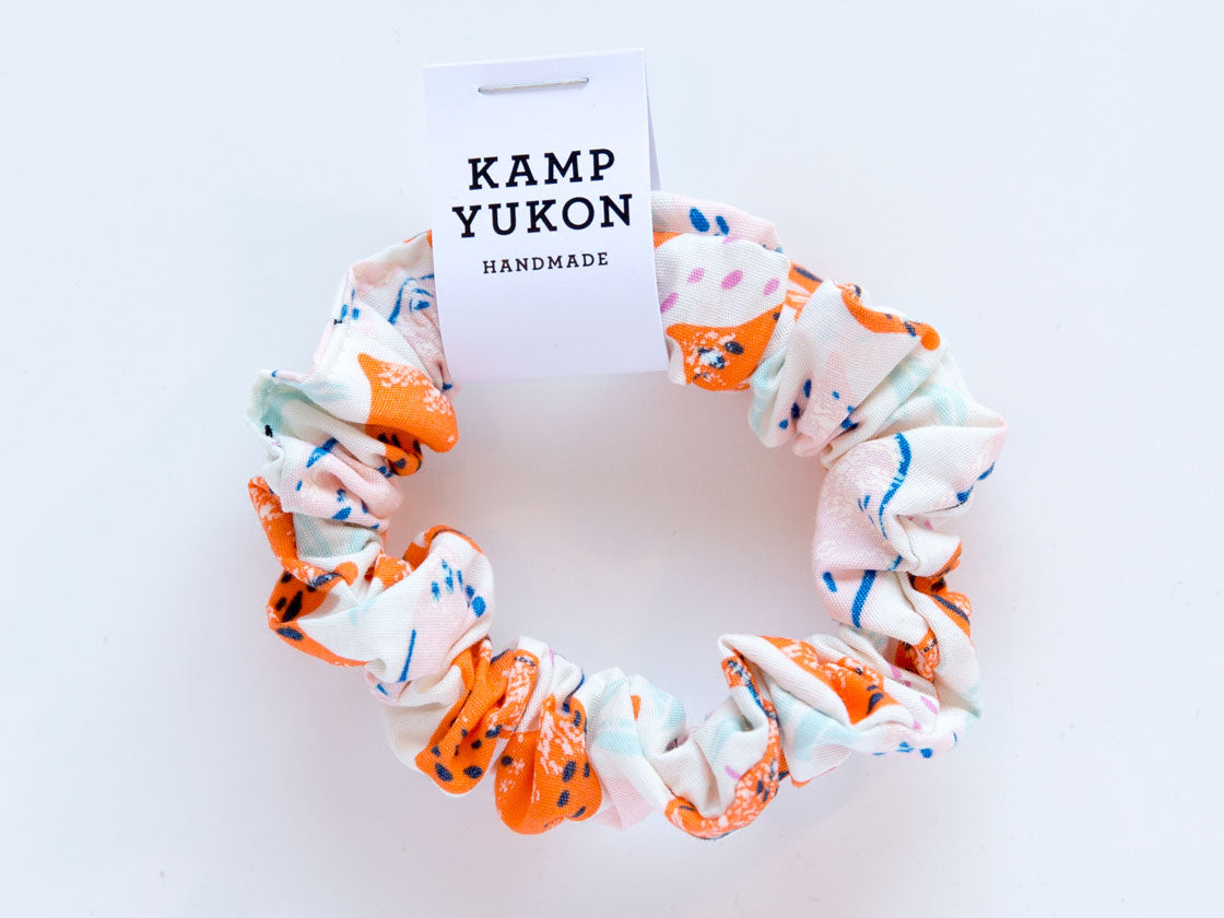 Skinny Scrunchie - Orange Lemons