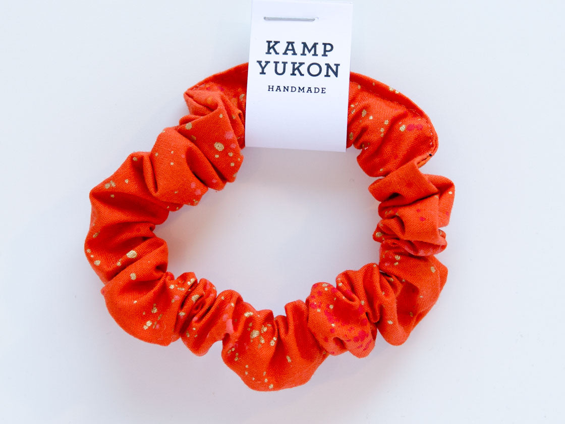 Skinny Scrunchie - Speckled Red