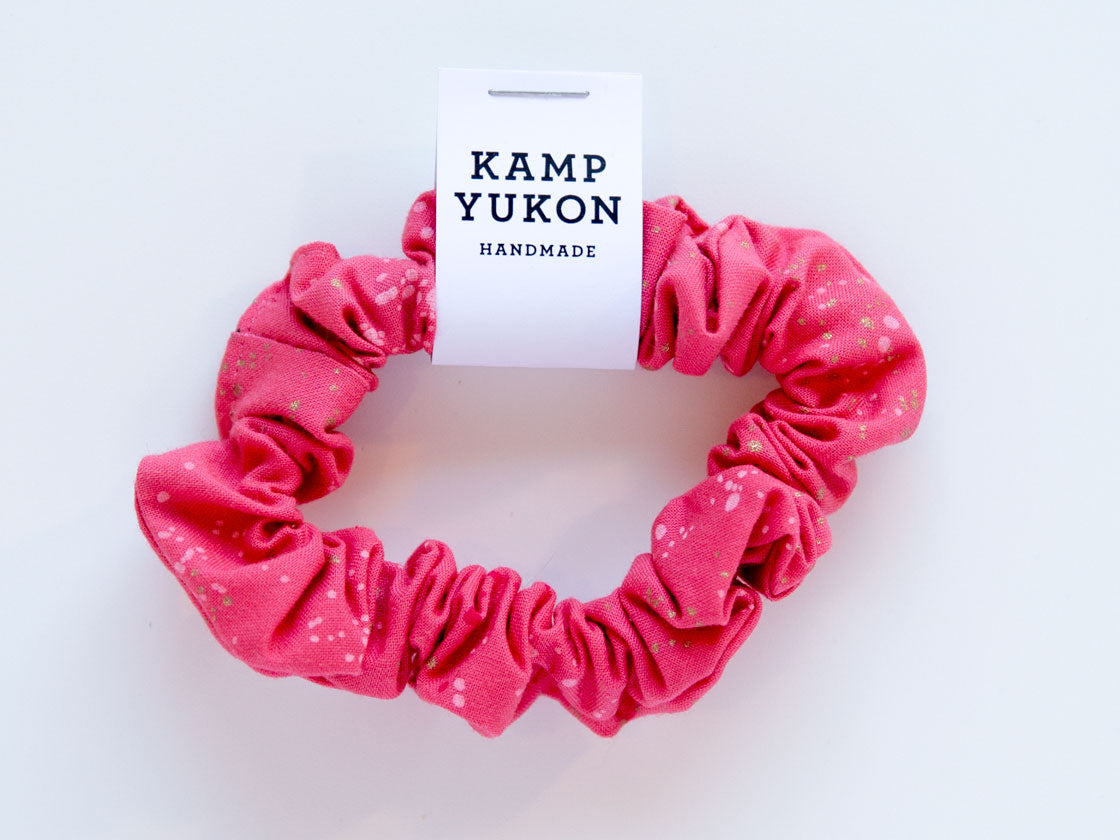 Skinny Scrunchie - Speckled Pink