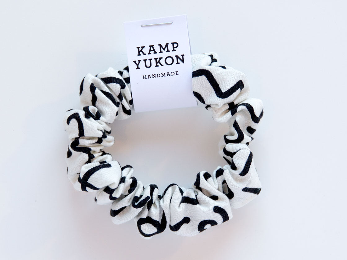 Skinny Scrunchie - Retro Squiggles