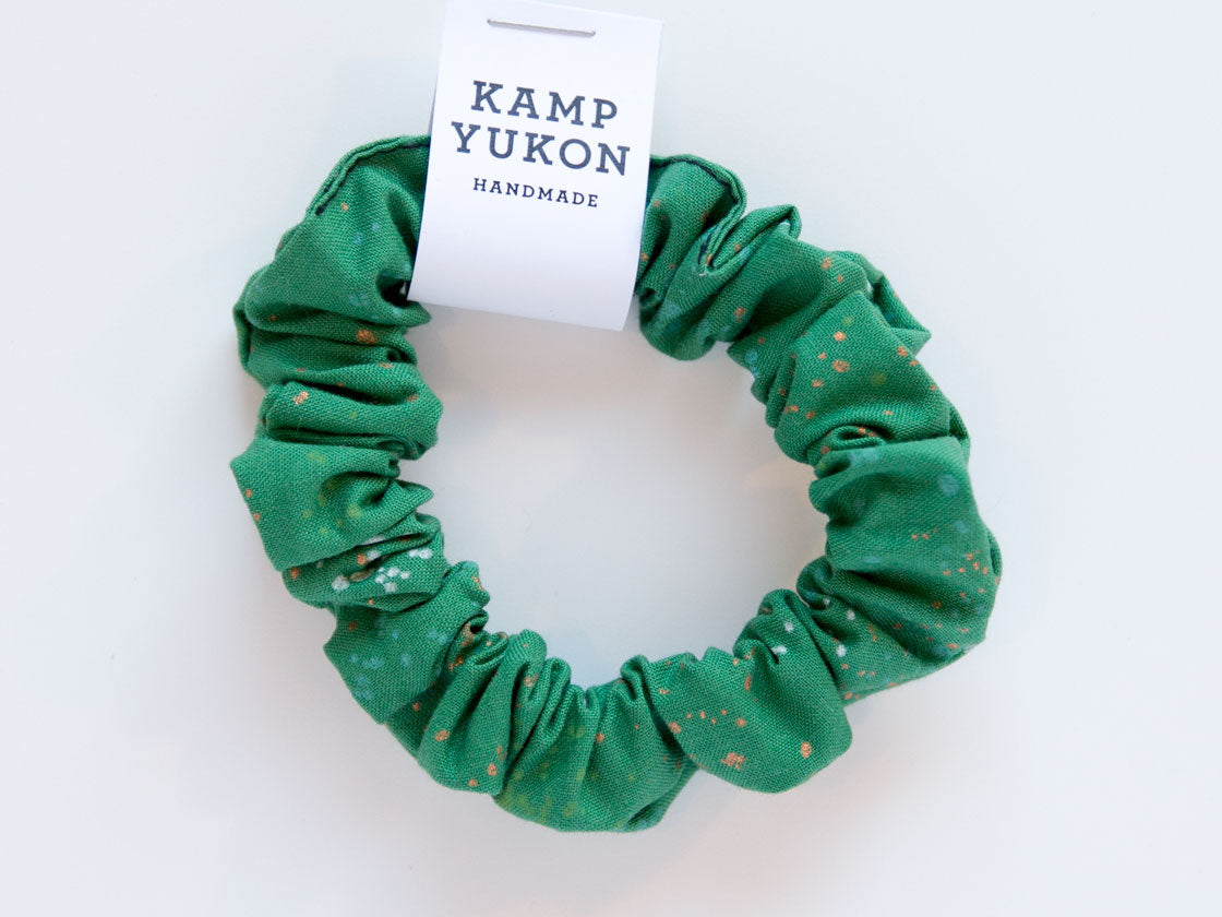 Skinny Scrunchie - Speckled - Green