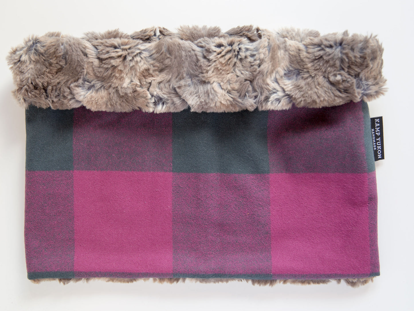 Neck Warmer - Big Plaid - Red