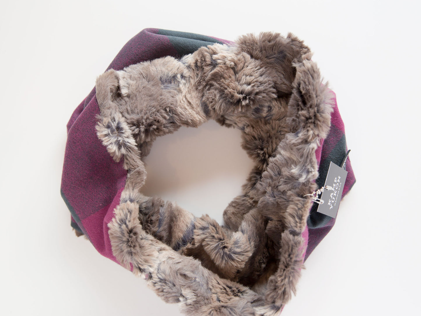 Neck Warmer - Big Plaid - Red