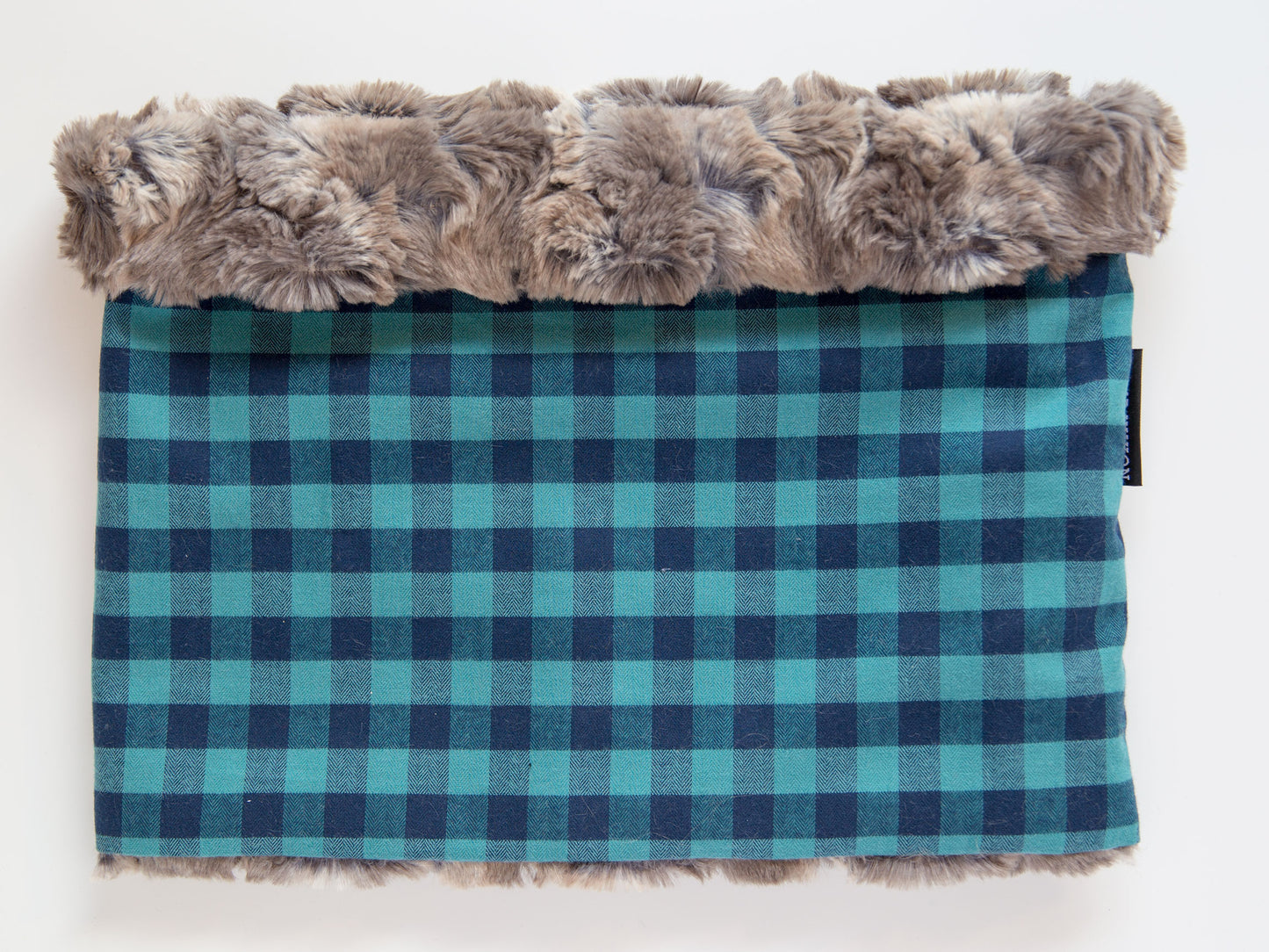 Neck Warmer - Teal Gingham