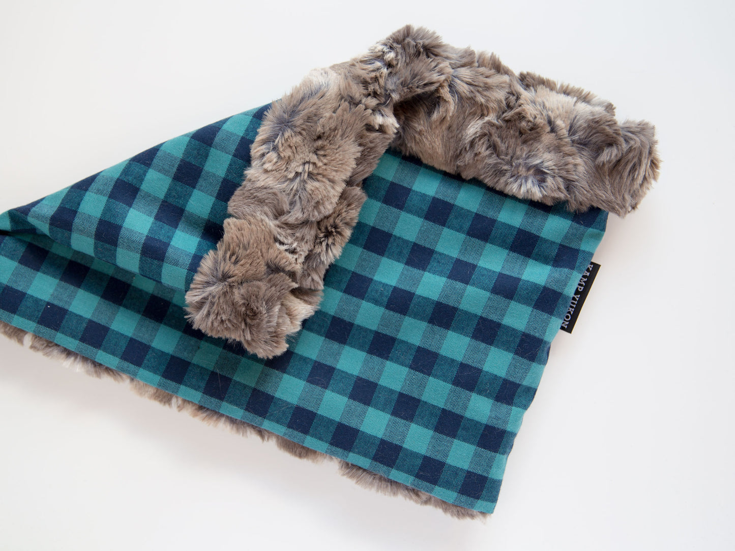 Neck Warmer - Teal Gingham