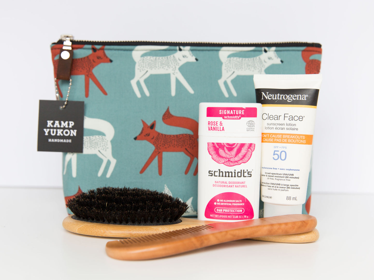 Large Pouch - Sneaky Foxes