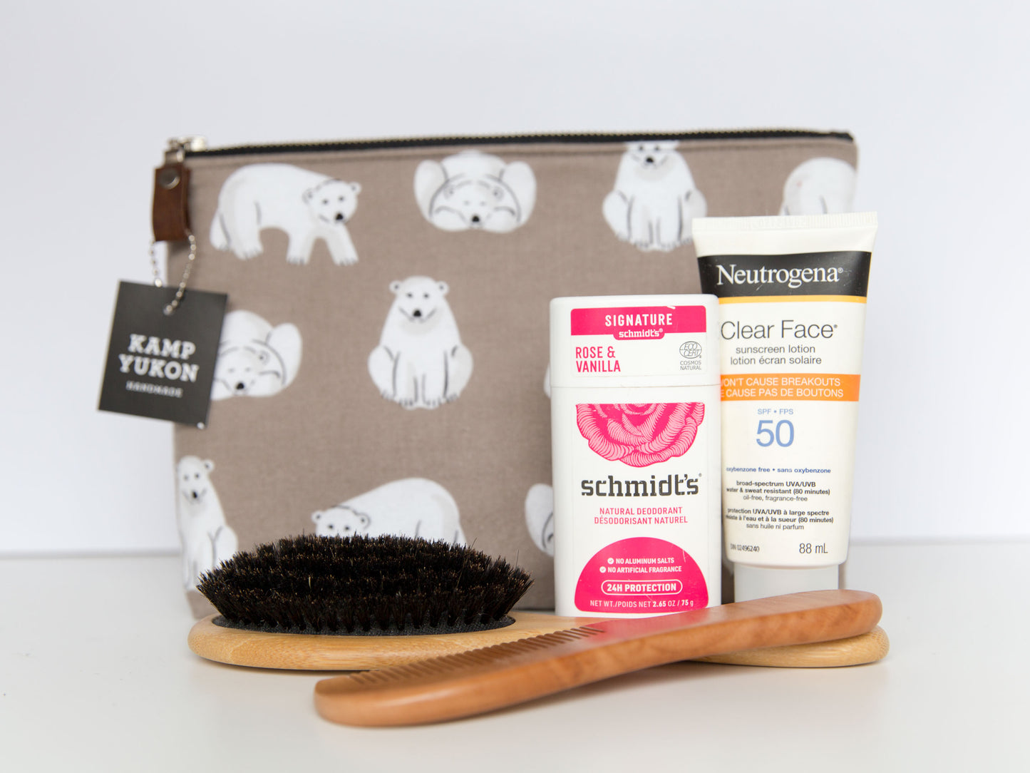 Large Pouch - Polar Bears
