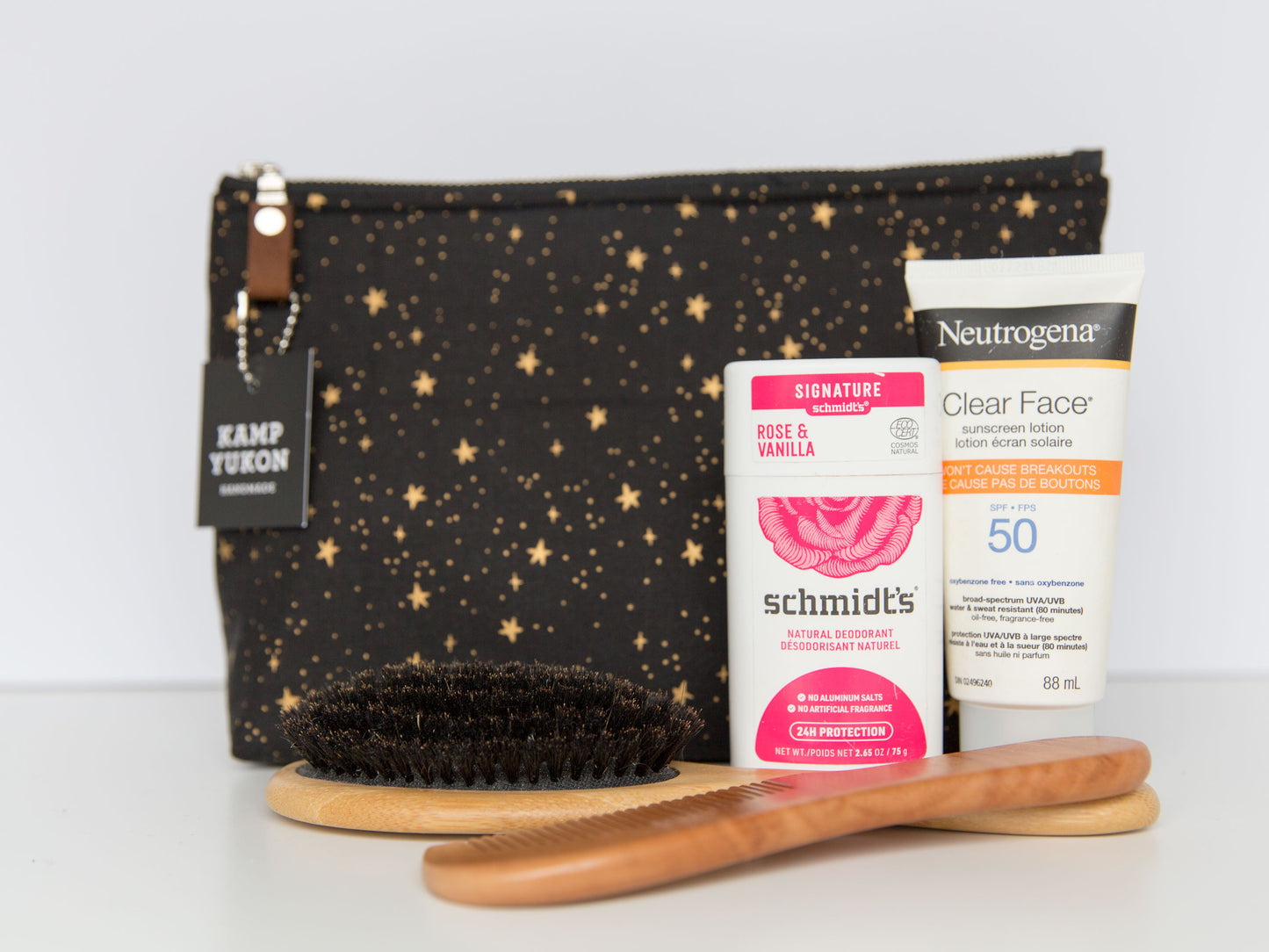 Large Pouch - Gold Stars