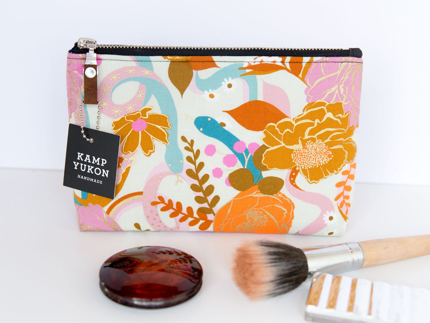 Small Pouch - Snakes & Flowers
