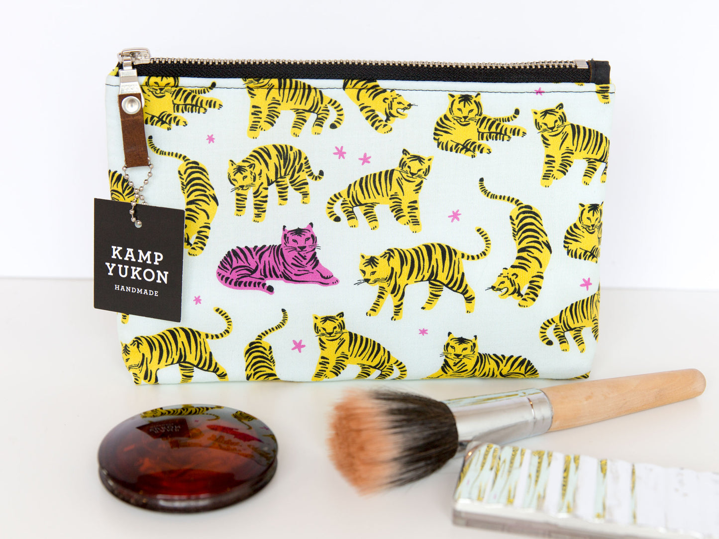 Small Pouch - Neon Tigers