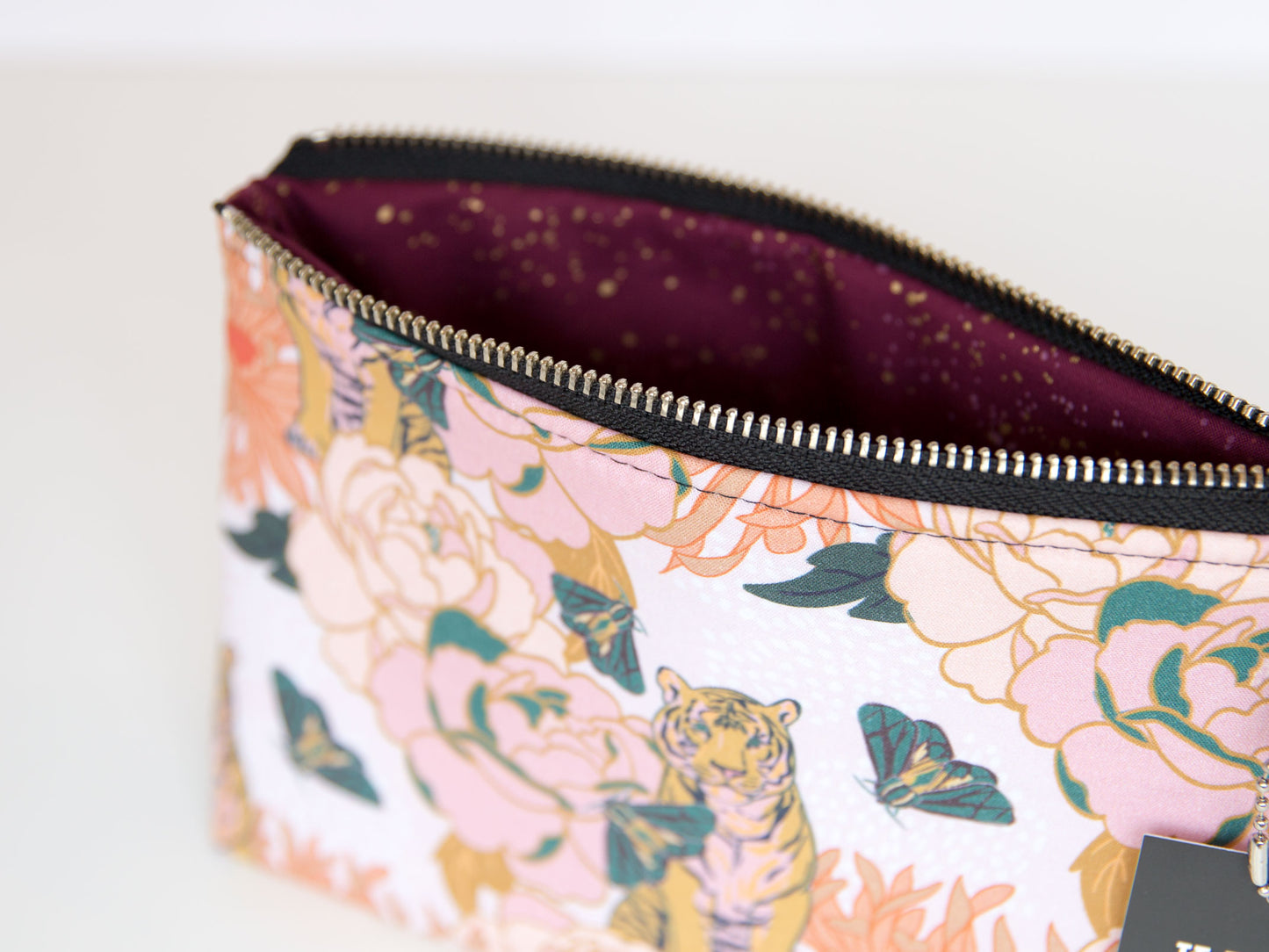 Small Pouch - Tiger Floral
