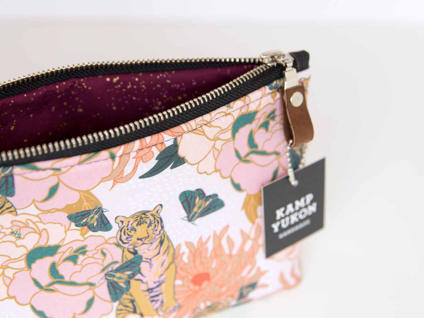 Small Pouch - Tiger Floral