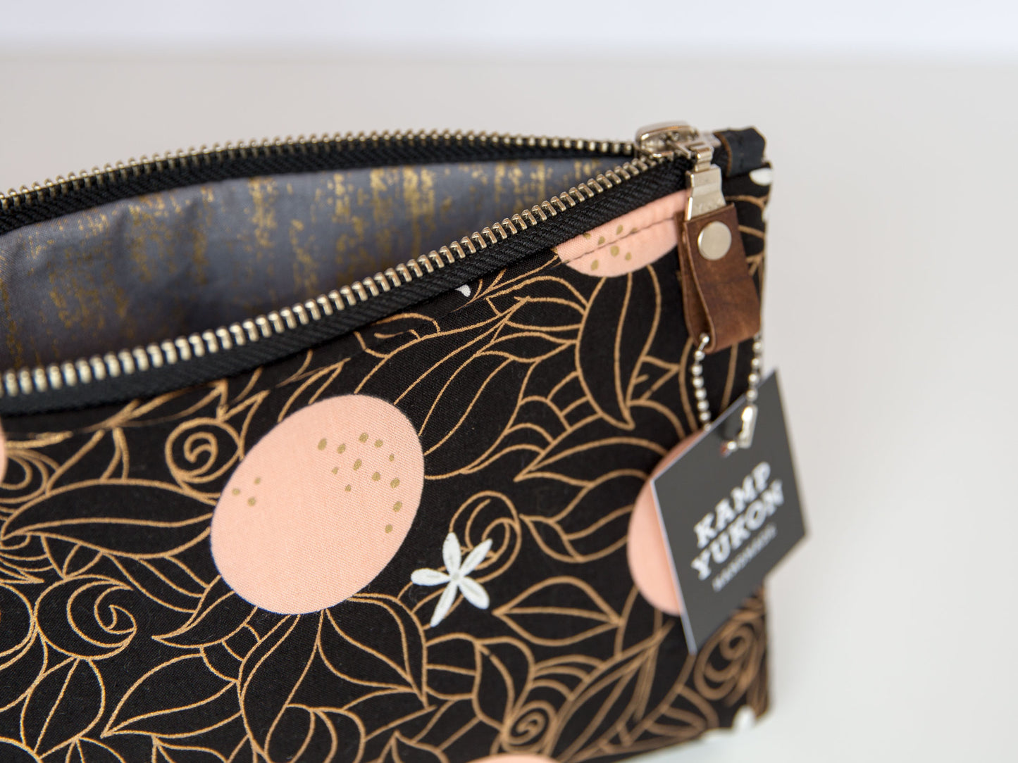 Small Pouch - Pink Oranges