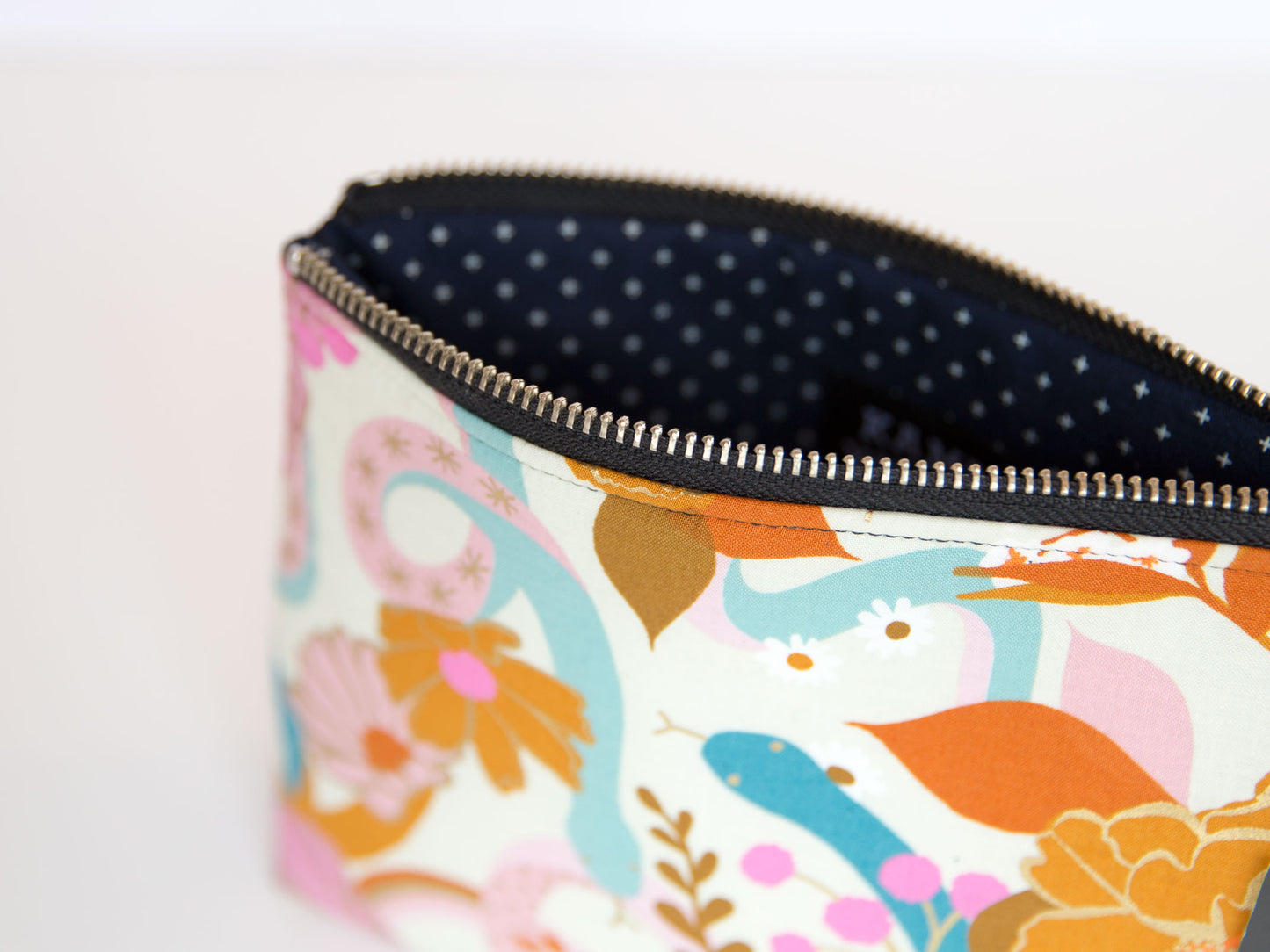 Small Pouch - Snakes & Flowers