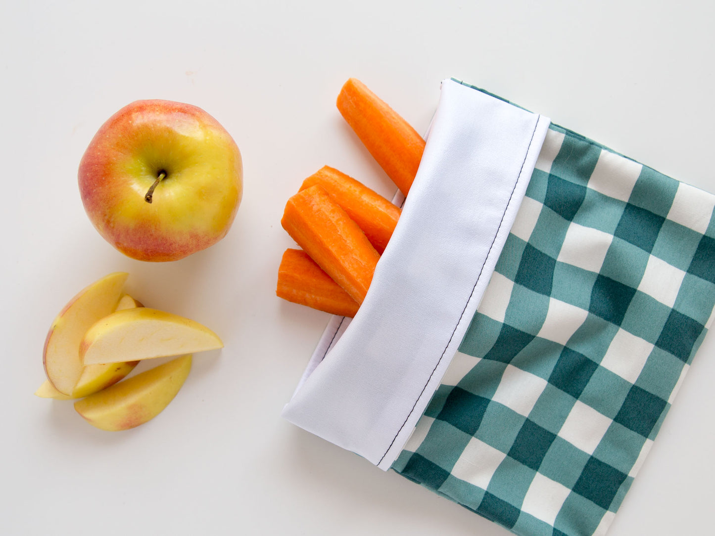 Snack Bag - Picnic Plaid - Green