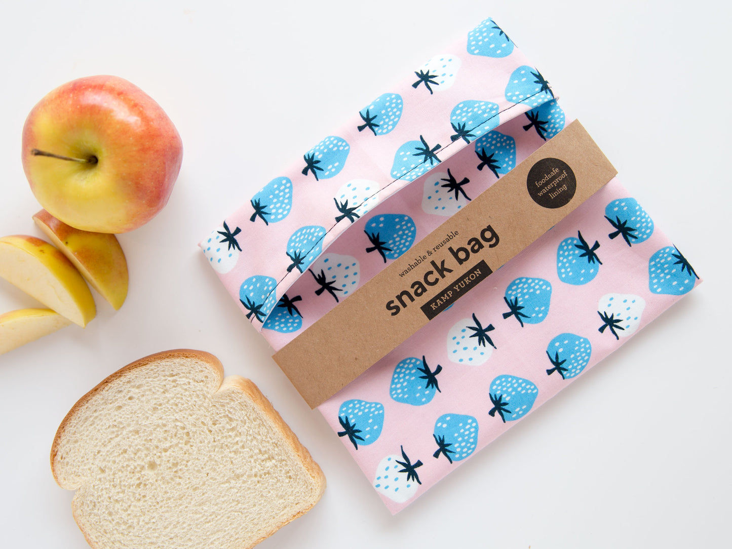 Snack Bag - Blue Strawberries