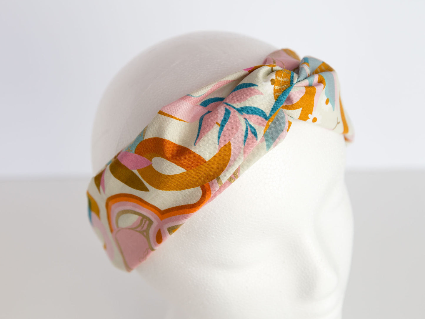 Headband - Flowers and Snakes - Cream