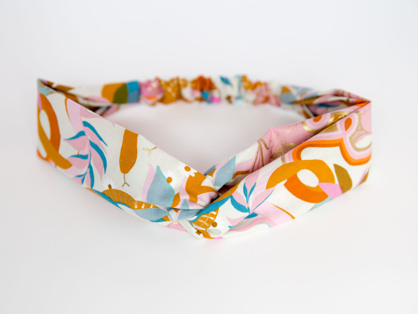 Headband - Flowers and Snakes - Cream