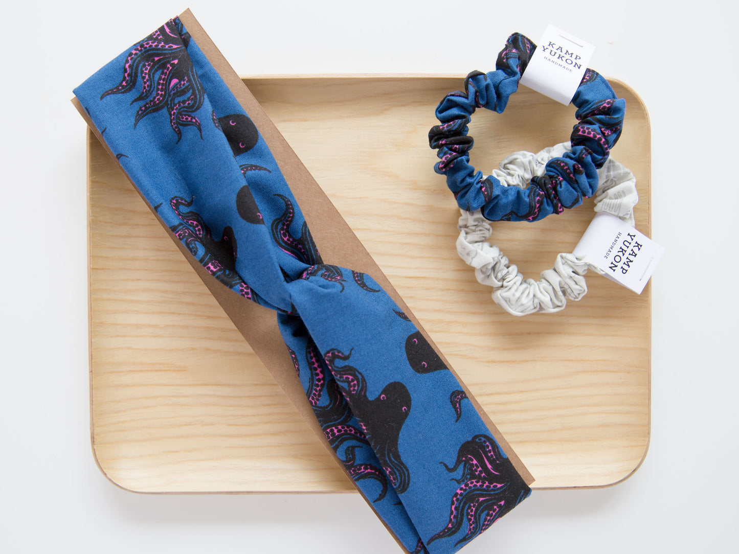 Headband - Octopus Pink & Blue
