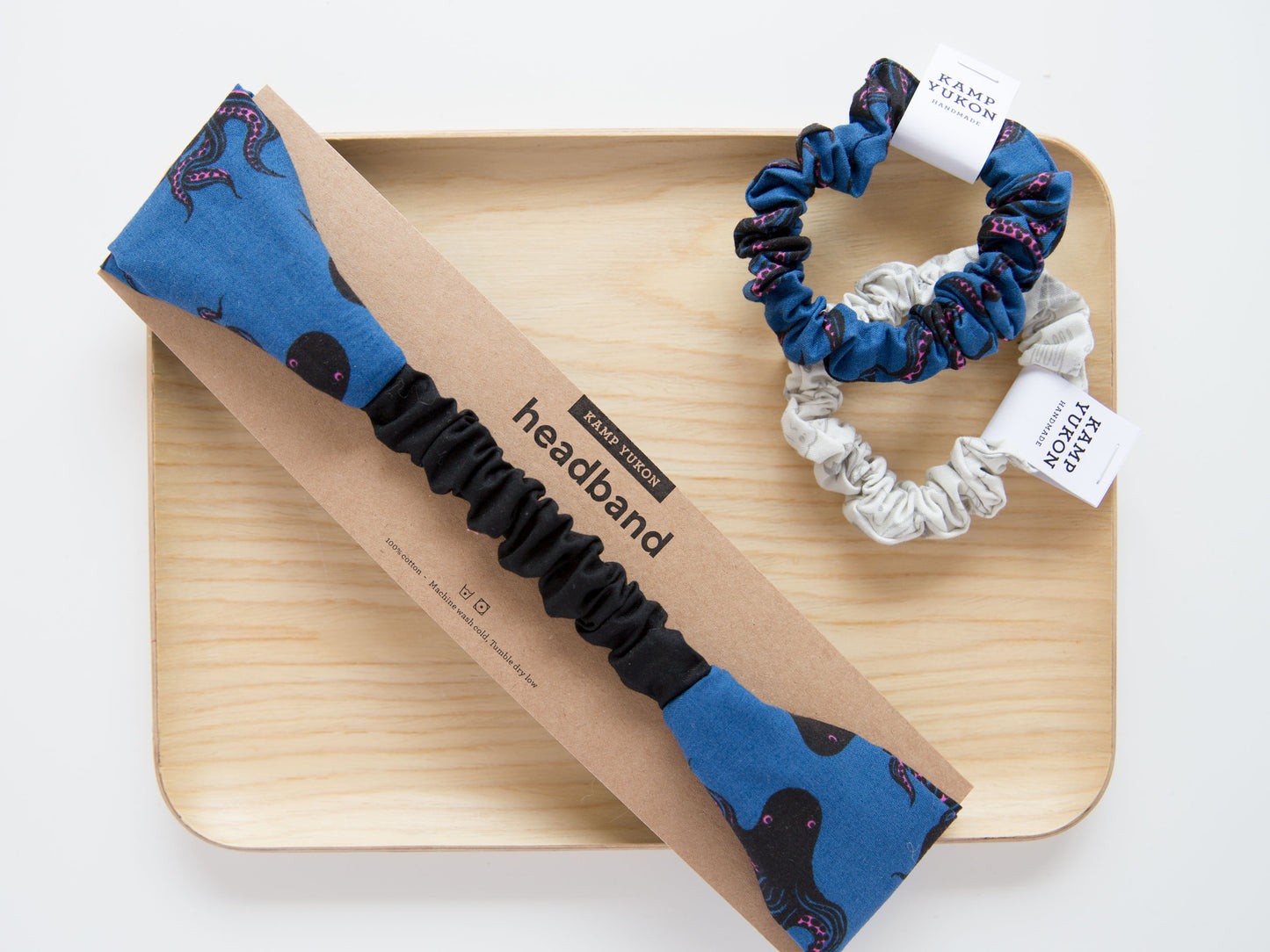 Headband - Octopus Pink & Blue