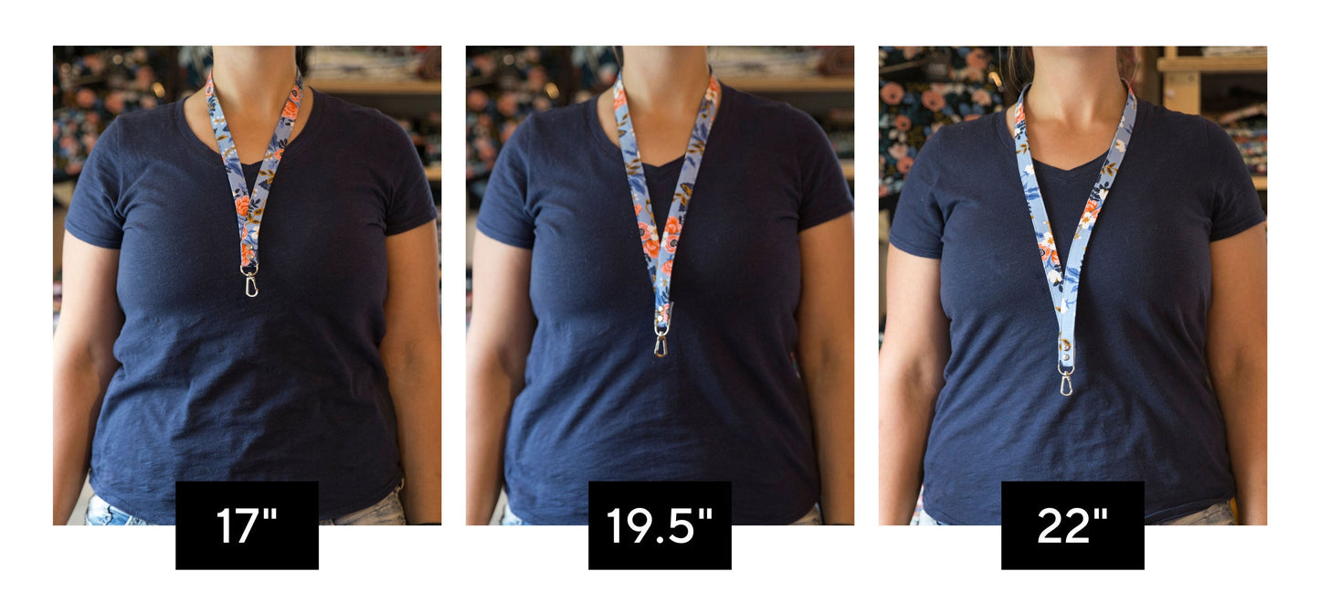 Lanyard - Floral Blush