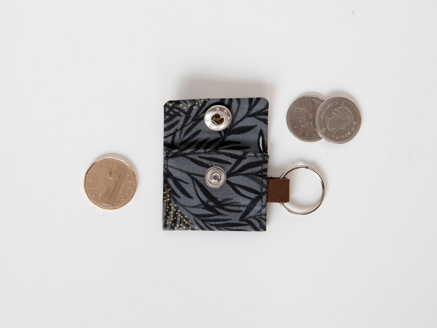 Coin Keeper Keychain - Firefly Grey