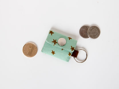 Coin Keeper Keychain - Starry Teal