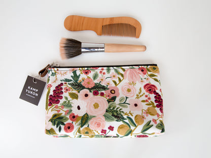 Small Pouch - Garden Party - Blush