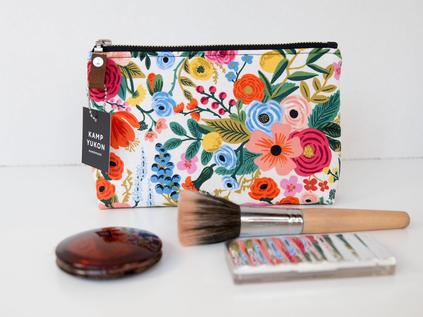 Small Pouch - Garden Party - Pink