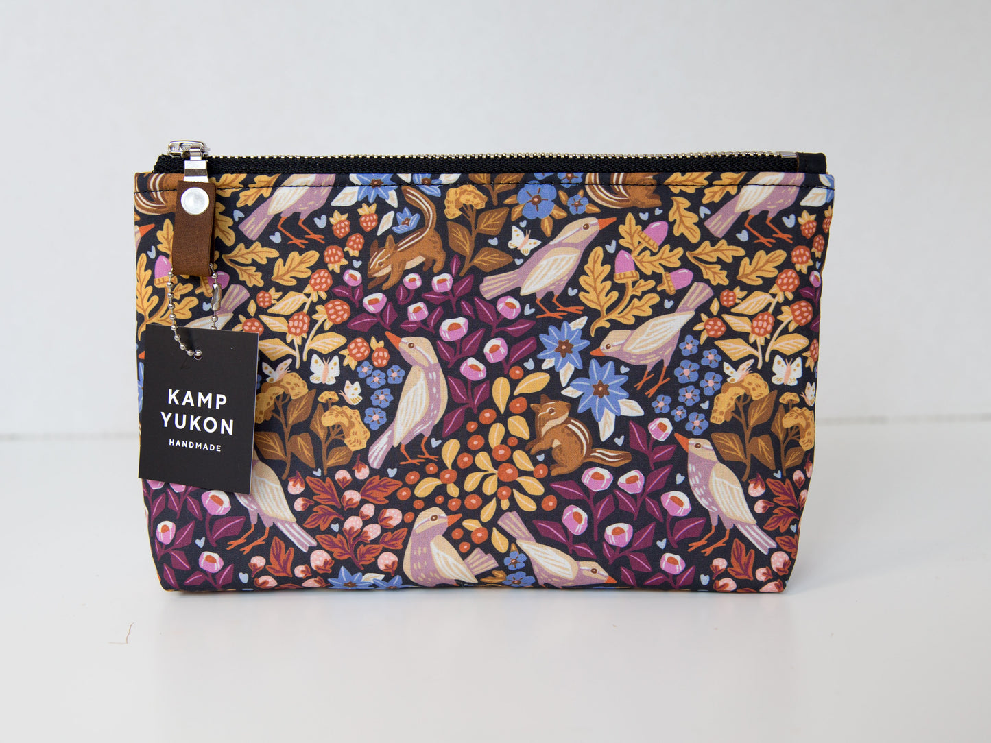 Small Pouch - Birds and Berries