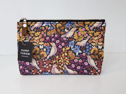 Small Pouch - Birds and Berries