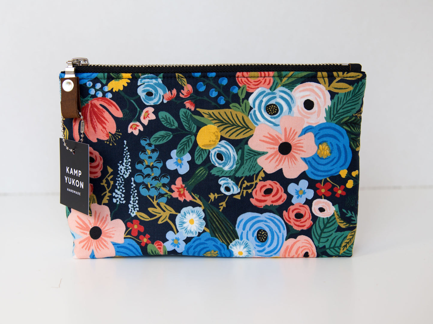 Small Pouch - Garden Party - Navy