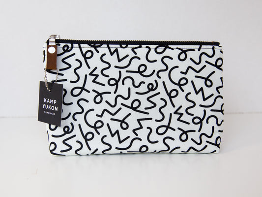 Small Pouch - Retro Squiggles