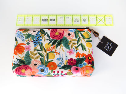 Small Pouch - Dandelions - Pink