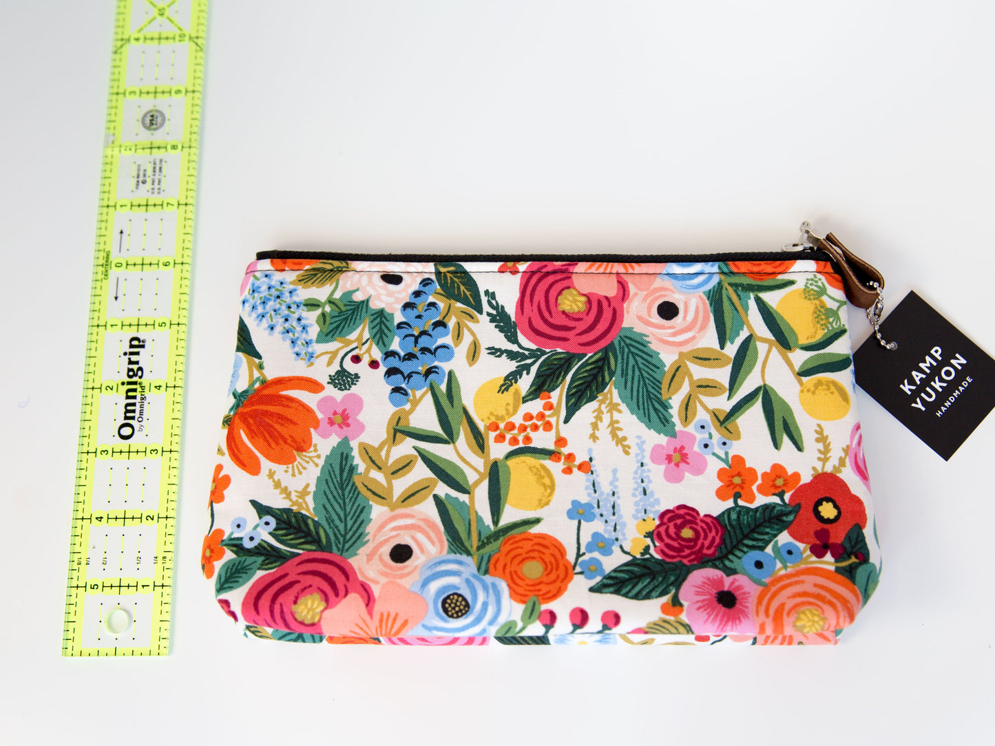 Small Pouch - Garden Party - Navy