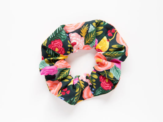 Scrunchie - Juliet Rose - Navy