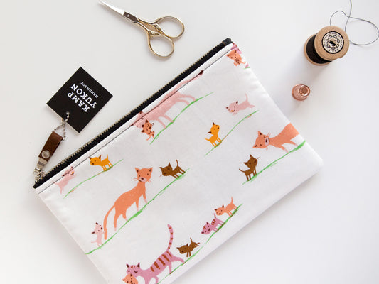 Flat Pouch - Kitties
