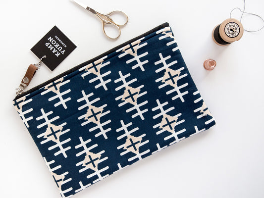 Flat Pouch - Navy Plus