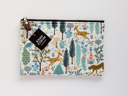 Flat Pouch - Menagerie - Cream