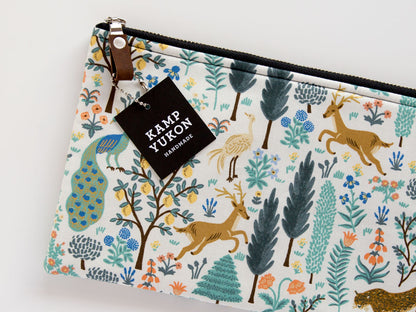 Flat Pouch - Menagerie - Cream