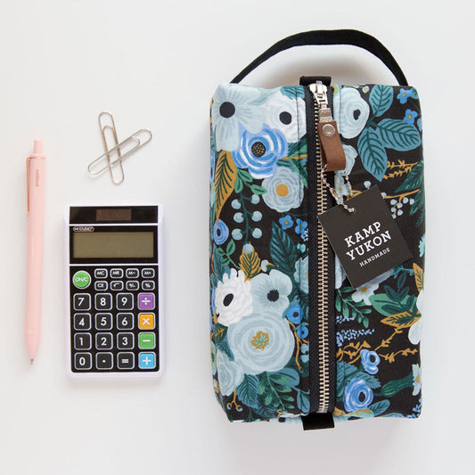Box Pouch - Garden Party - Blue